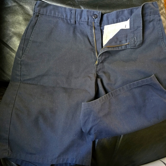 Dickies Pants - Dickies navy blue long style work shorts sz32